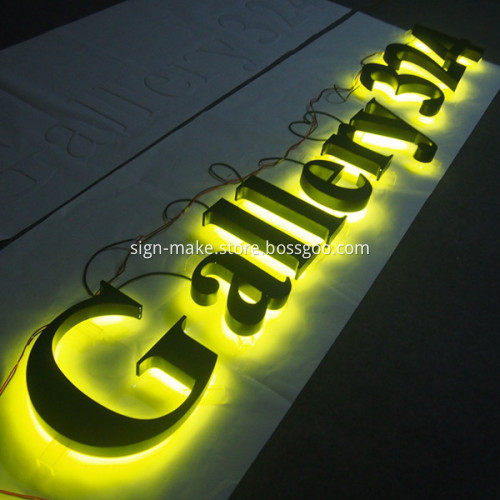 Custom LED Office Signs Small Letters